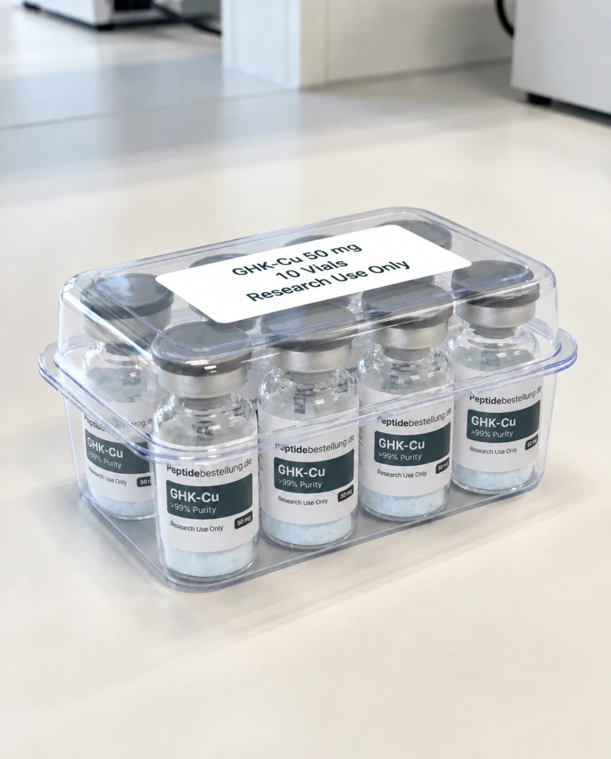 GHK-Cu kaufen – Kupferpeptid, >99 % Reinheit